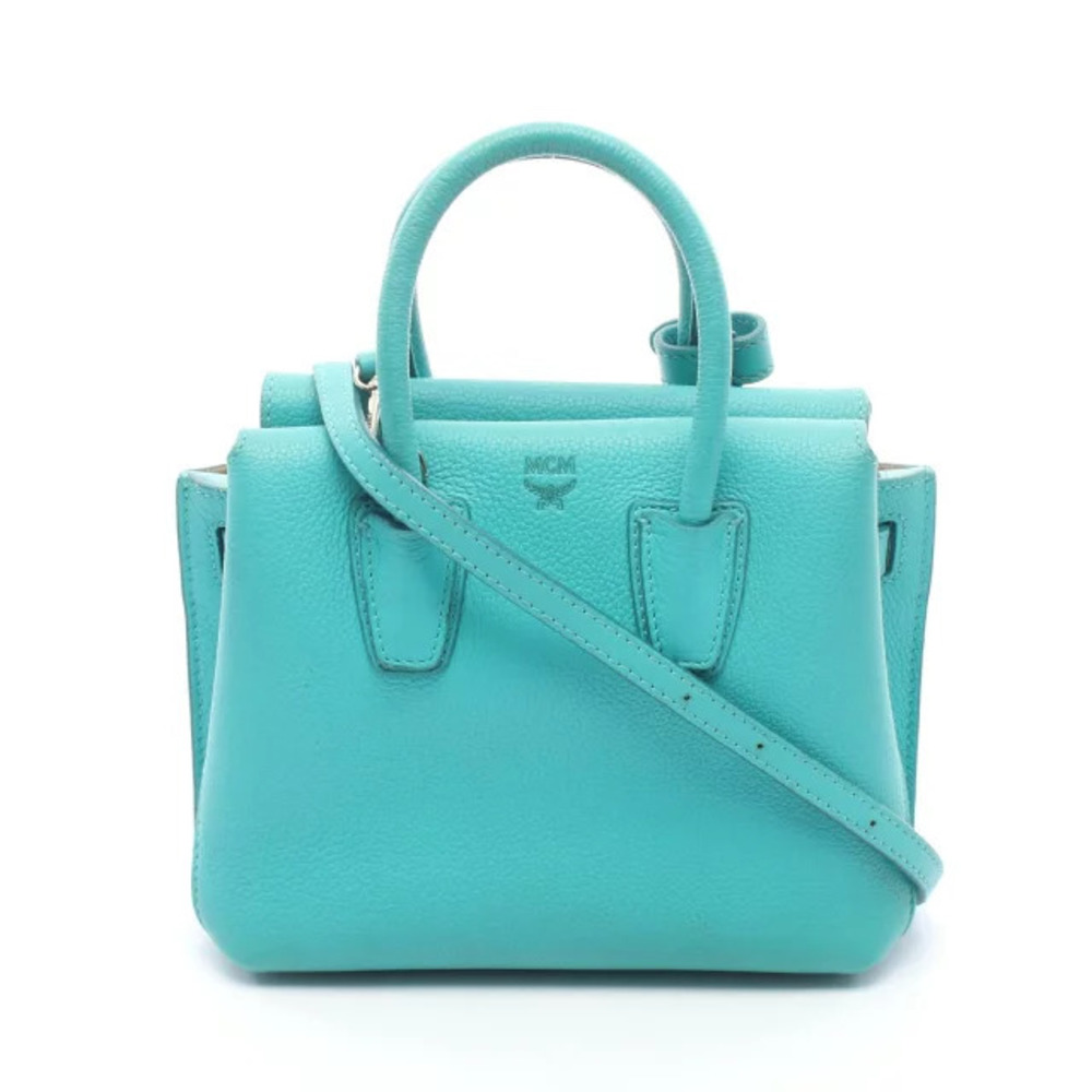 MCM MILLA Handbag Leather Green